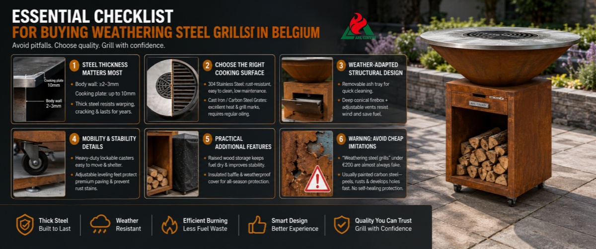 Essential Checklist for Buying Weathering Steel Grills in Belgium (A Must-Read to Avoid Pitfalls)